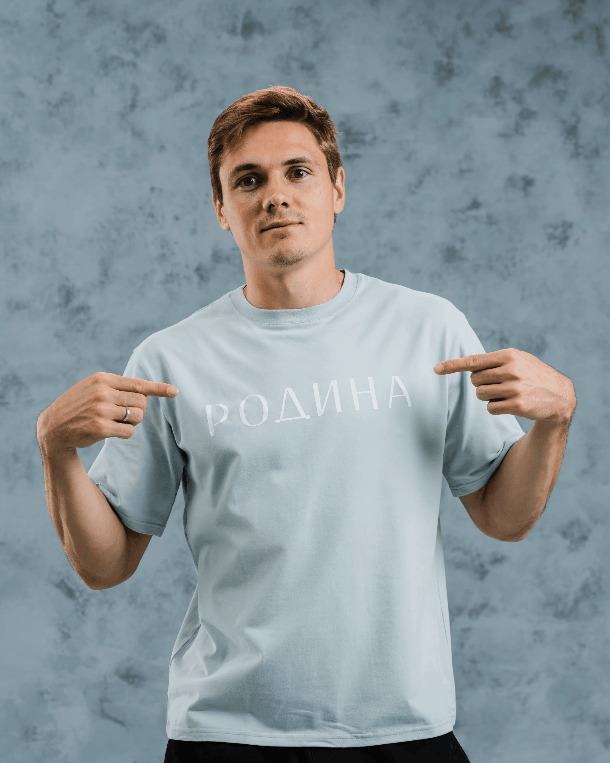 Футболка мятная «Родина»
